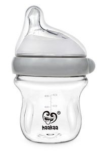 Opegaj|Haakaa Glass Baby Bottle 3 oz/90 ml