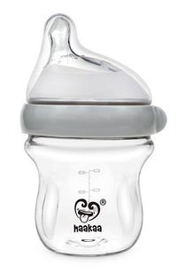Opegaj | Haakaa Glass Baby Bottle 3 oz/90 ml