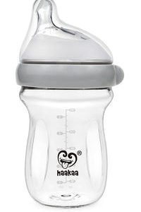 Opegaj|Haakaa Glass Baby Bottle 6 oz/160 ml