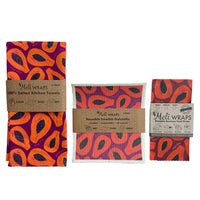 Opegaj|Meli Wraps Kitchen Gift Set – Purple Papaya